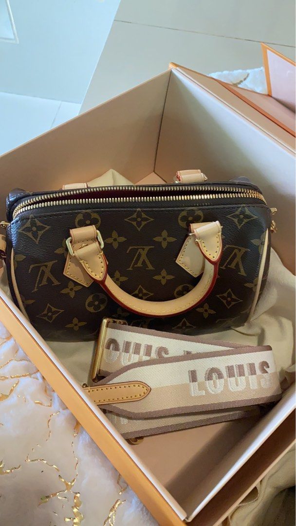 LV Nano Speedy (2022 new model), Luxury, Bags & Wallets on Carousell