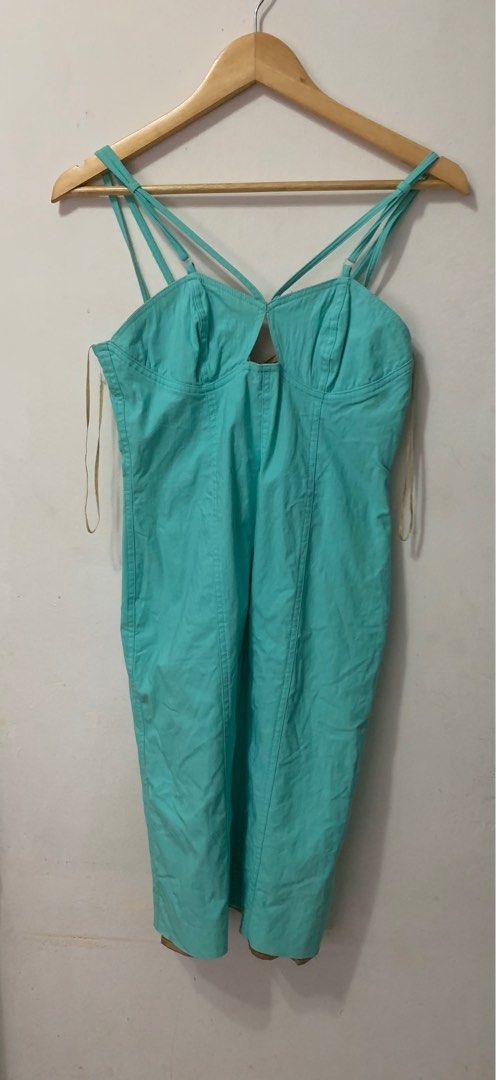 Macys outlet teal dress