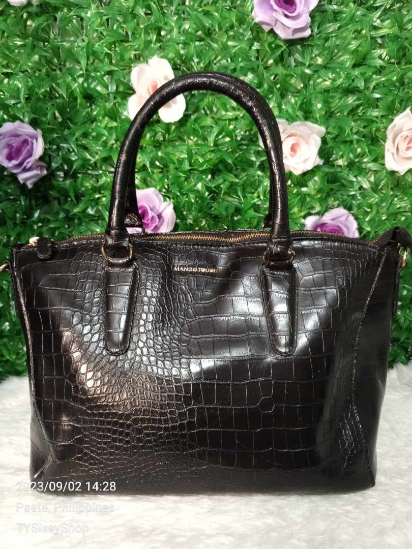 Mango deals crocodile bag