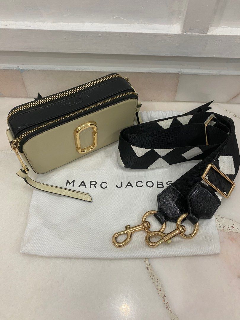 Marc Jacob Snapshot Mini in Cloud White GHW