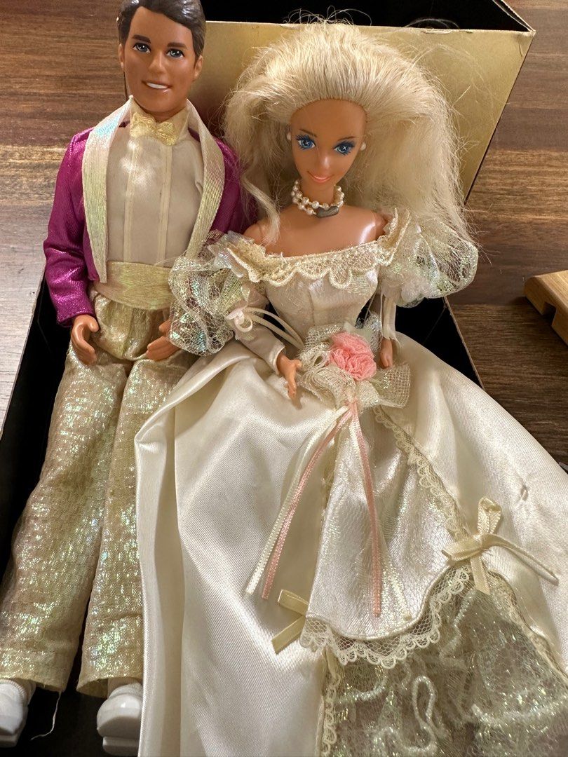Barbie and ken bride and groom top