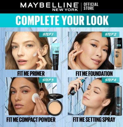 MAYBELLINE Fit Me! Matte + Poreless Normal to Oily Skin Foundation 30ml  *NEW*