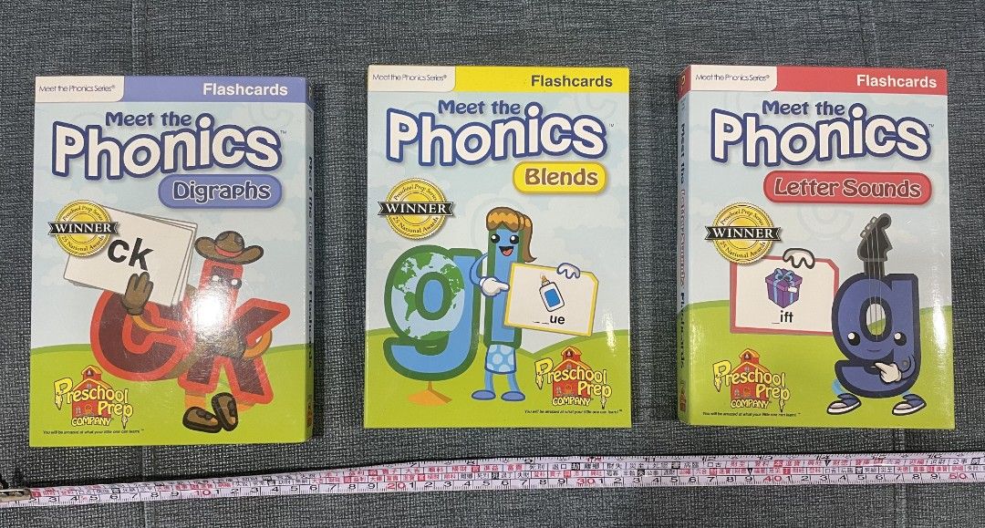 Meet the phonics letter sounds blends diagraphs flashcards 