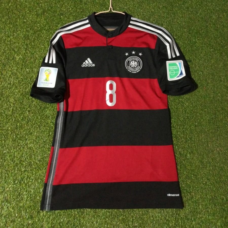 Mesut Ozil #8 Germany Away Jersey World Cup Champions 2014 Original Adidas  Size Small Timnas Jerman Juara Piala Dunia WC 2014 Football Shirt Kit