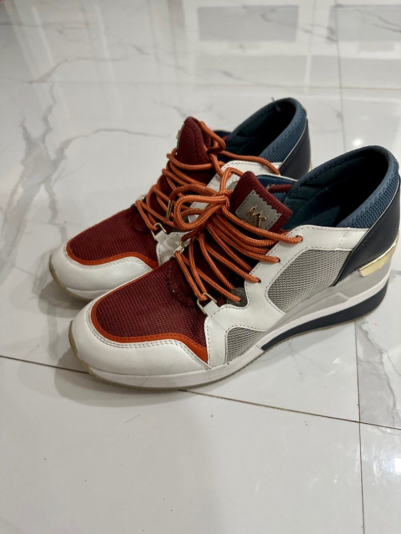 Michael kors liv trainer sneakers oxblood outlet