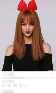 (LASTDAYSALE) Mid Length Straight Cut Auburn Wig