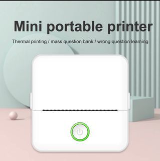 Mini Portable Thermal Printer Mobile Printer Photo Printer Home Phone Mini Printer Picture Printer Sticker
