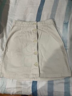 MONKI A-Line Beige Skirt