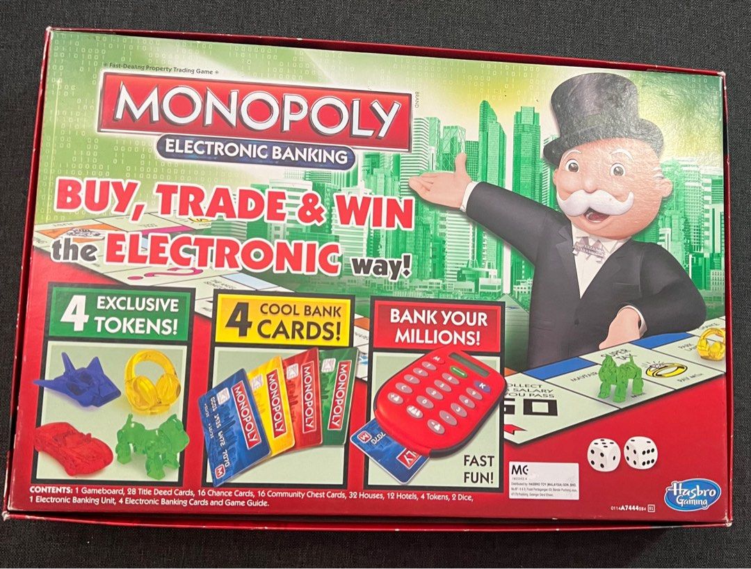Monopoly Electronic Banking, Hobbies & Toys, Toys & Games on Carousell
