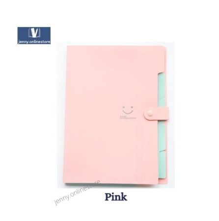 1pc A4 Size Document File Folder With Transparent Insert Pages And  Multilayer Plastic Envelope For Paper Storage, Office Supplies Organizer