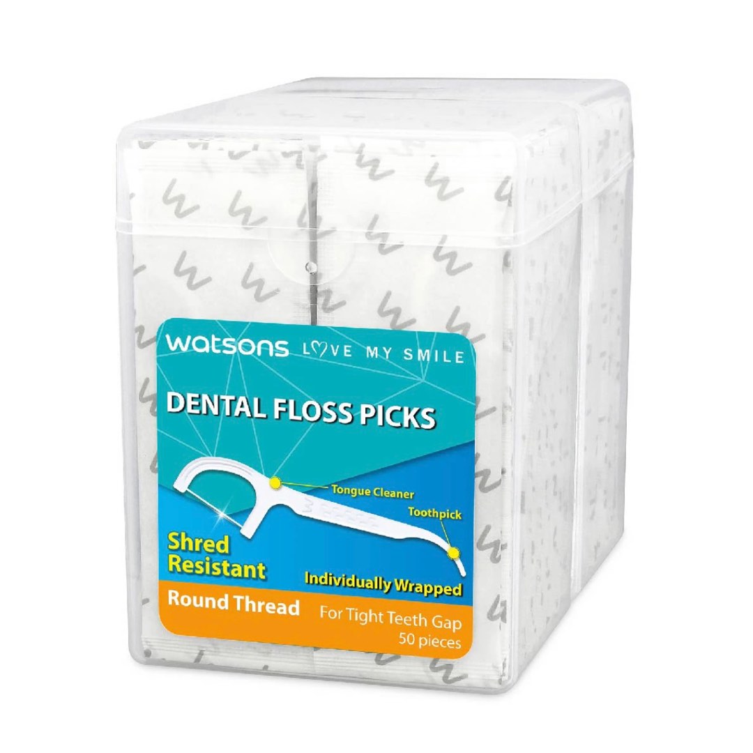 [NEW][Watsons] Round Thread Dental Floss Picks (Individually Wrapped