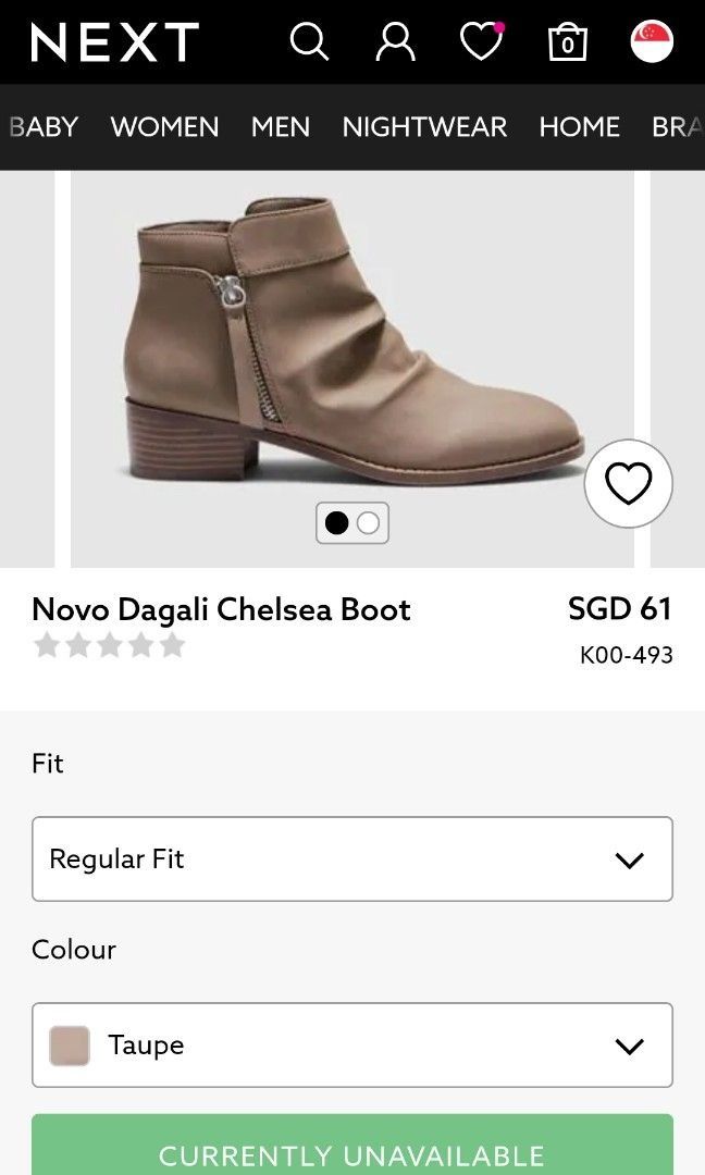 NEXT Novo Chelsea boots size EU 39 UK 6