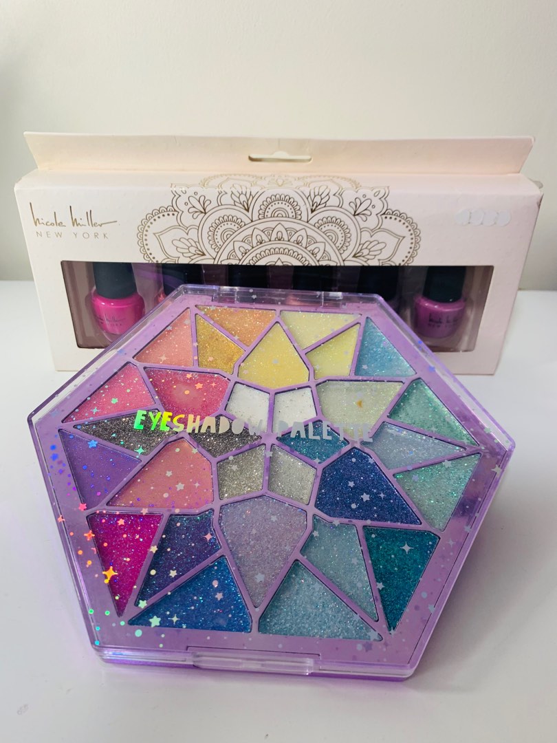 Nicole Miller nail polish and make up palette from UK on Carousell