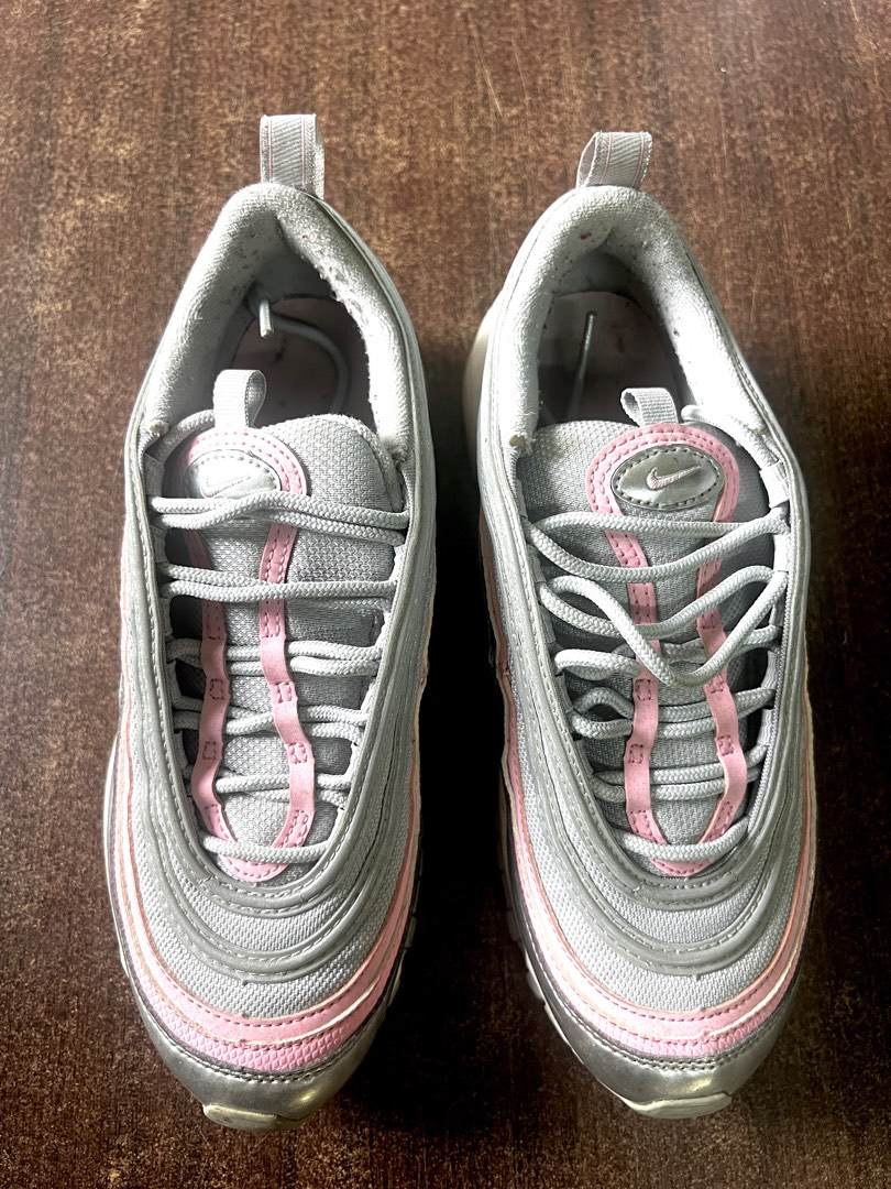 Air max 97 pink and silver store