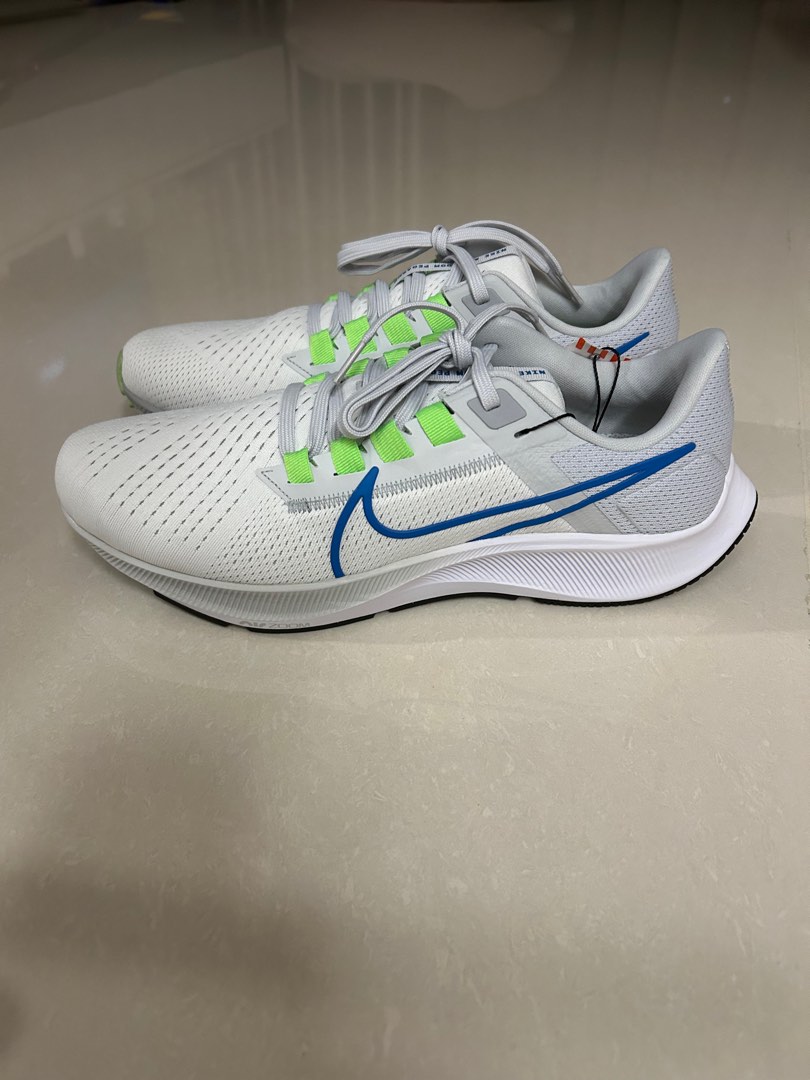 Nike Air Zoom Pegasus 38 White imperial Blue Men s Fashion