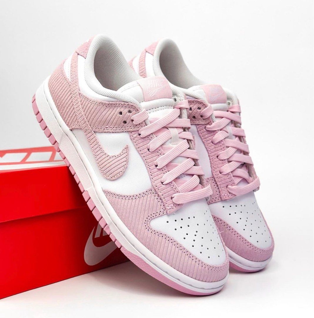 Nike Dunk Low Pink Corduroy