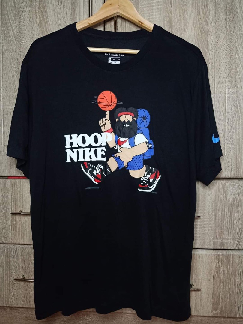 Nike Hoop Cartoon Basketball Printing Black (Men's) CV4870-010 US M