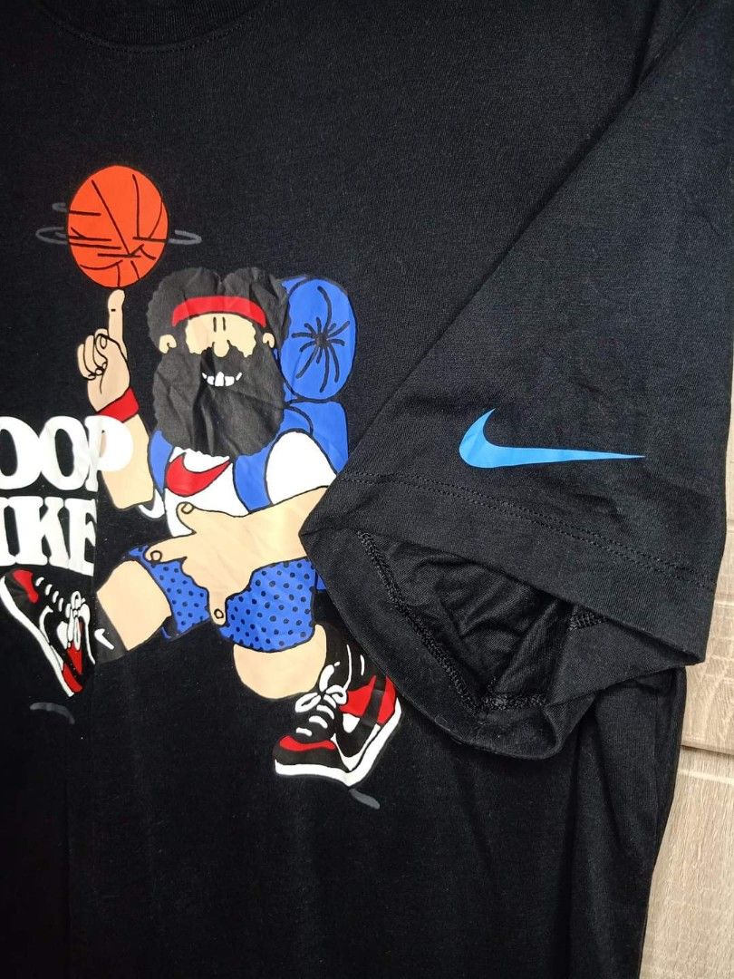 Nike Hoop Cartoon Basketball Printing Black (Men's) CV4870-010 US M