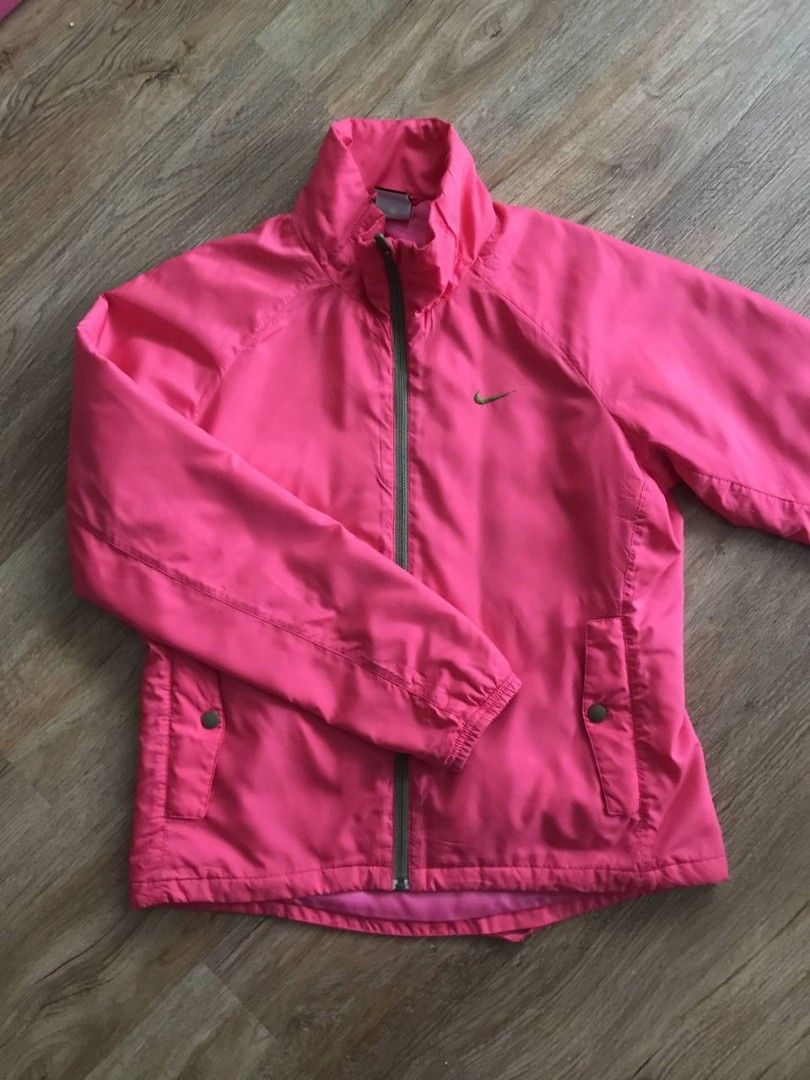 Nike hot best sale pink windbreaker