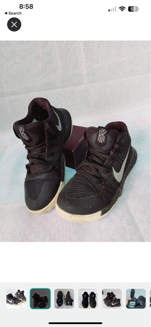 Nike Kyrie 3 Black and Ice Babies Kids Babies Kids Fashion on Carousell