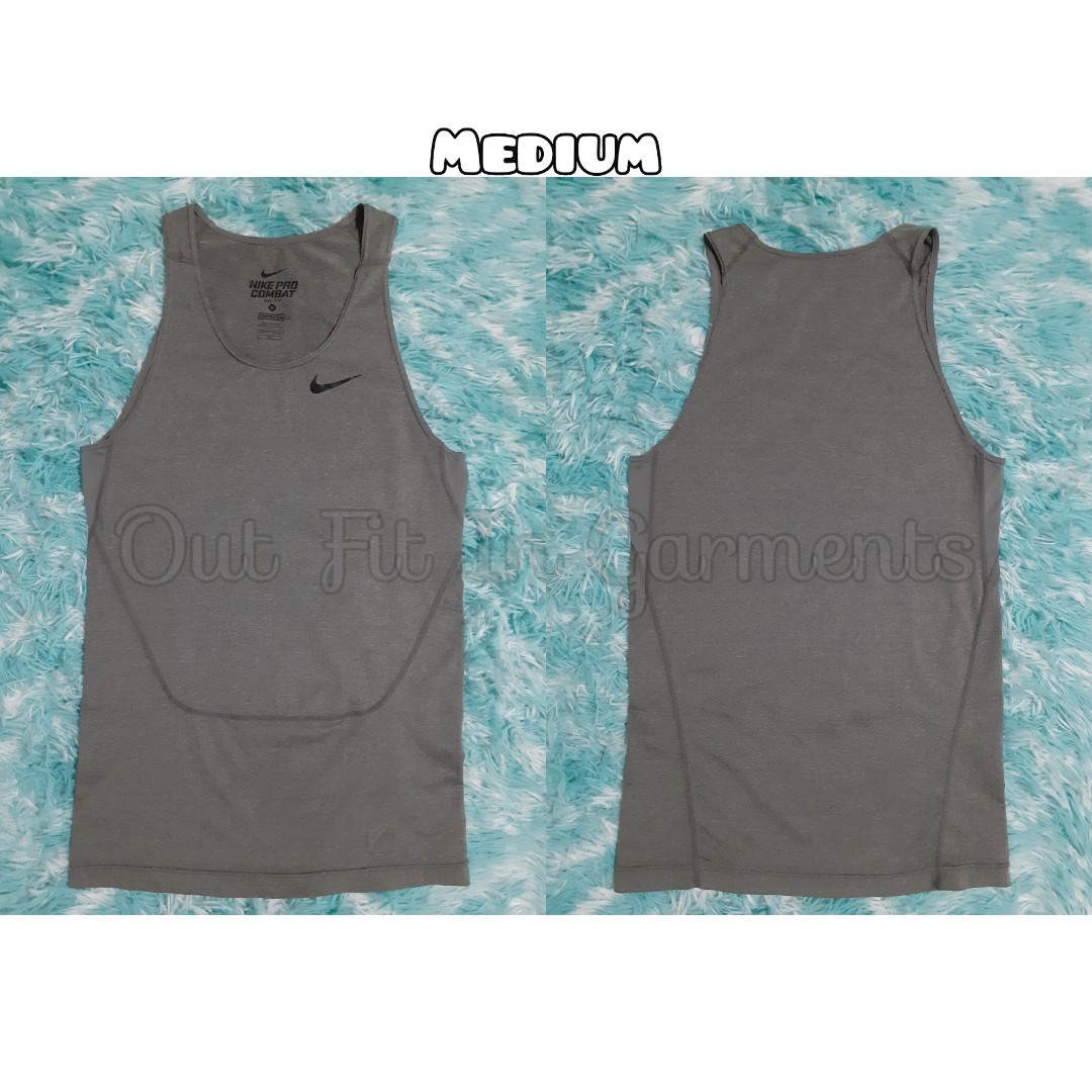 Nike pro tank top compression, Men's Fashion, Activewear on Carousell