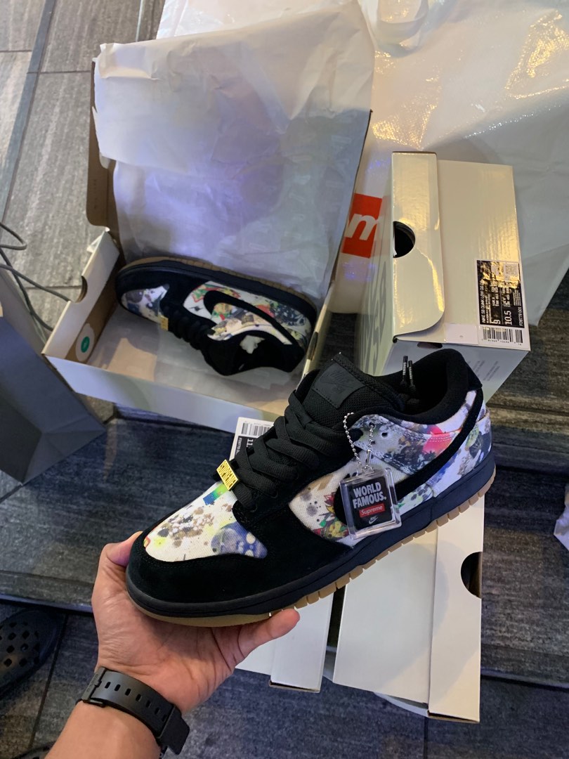 dunk low x supreme