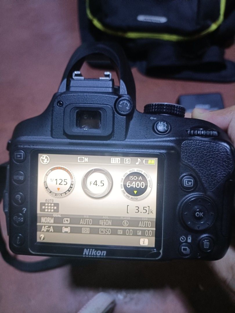 Nikon D3400 24mp With Bluetooth DSLR Camera (Category: Cameras) located in Caloocan City. Submitted by mr.carlo_dslr_laptop (Listing ID 1252534831, Image 3). Description: Nikon D3400 24mp With Bluetooth DSLR Camera Complete Set na po yan With Set na po : 1. Nikon Body d3400 2. Nikon Lens 18-55mm 3. Nikon Strap 4. Nikon Charger and Battery 5. Nikon Lens cap 6. Free Camera Bag 7. Free Sd Card 18,000 Pesos Beshyy Nikon D3400 For You DSLR Camera 18,0