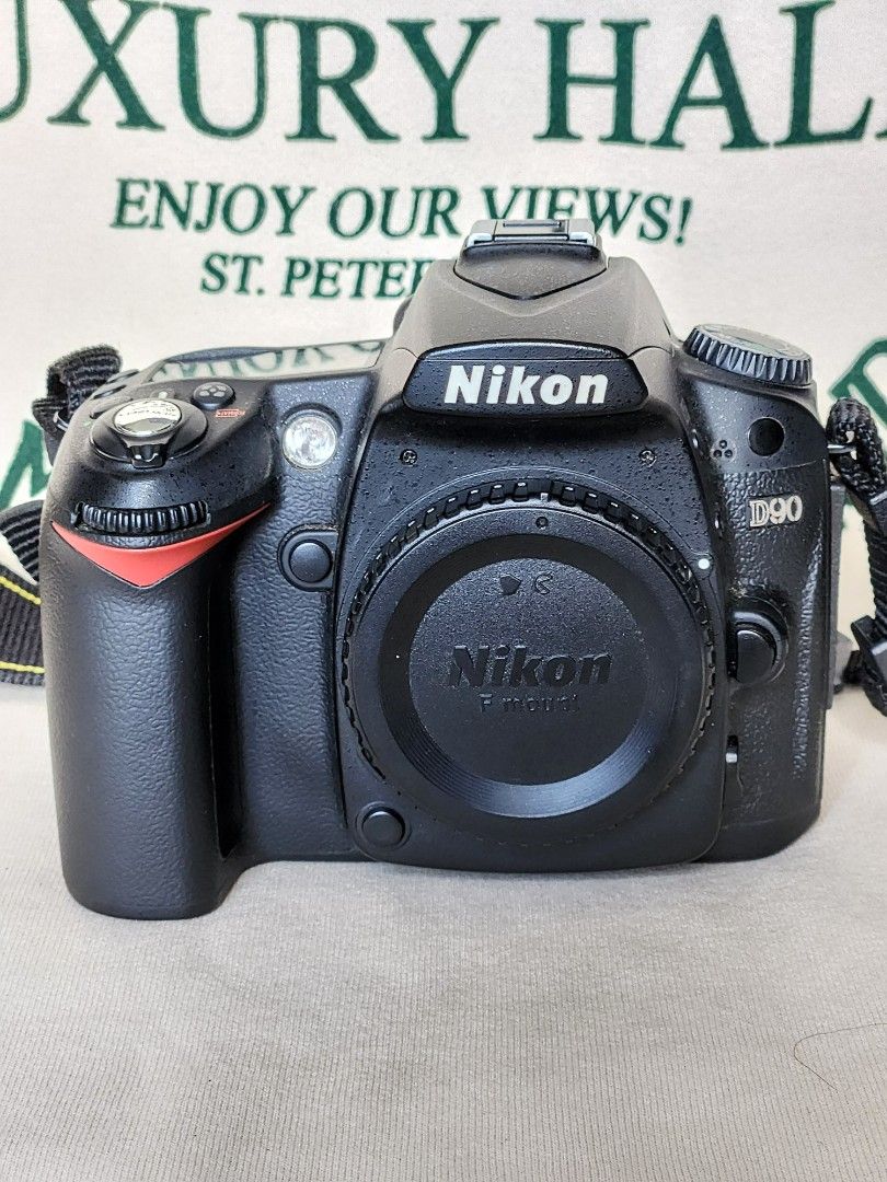 Nikon D90 (Category: Cameras) located in Manila. Submitted by sev__ (Listing ID 1252380770, Image 1). Description: selling my Nikon D90 / all auto focus and motors working - No issues / presentable can definitely pass as brand new! since it was mostly kept in the bag and rarely used you can check photos of it! Inclusions: 1. 1 original Nikon battery 2. Nikon Fast charger 3. 2 Lens (18-105mm and 70-300mm) af/vr 4. Complete with bag 5. camera strap