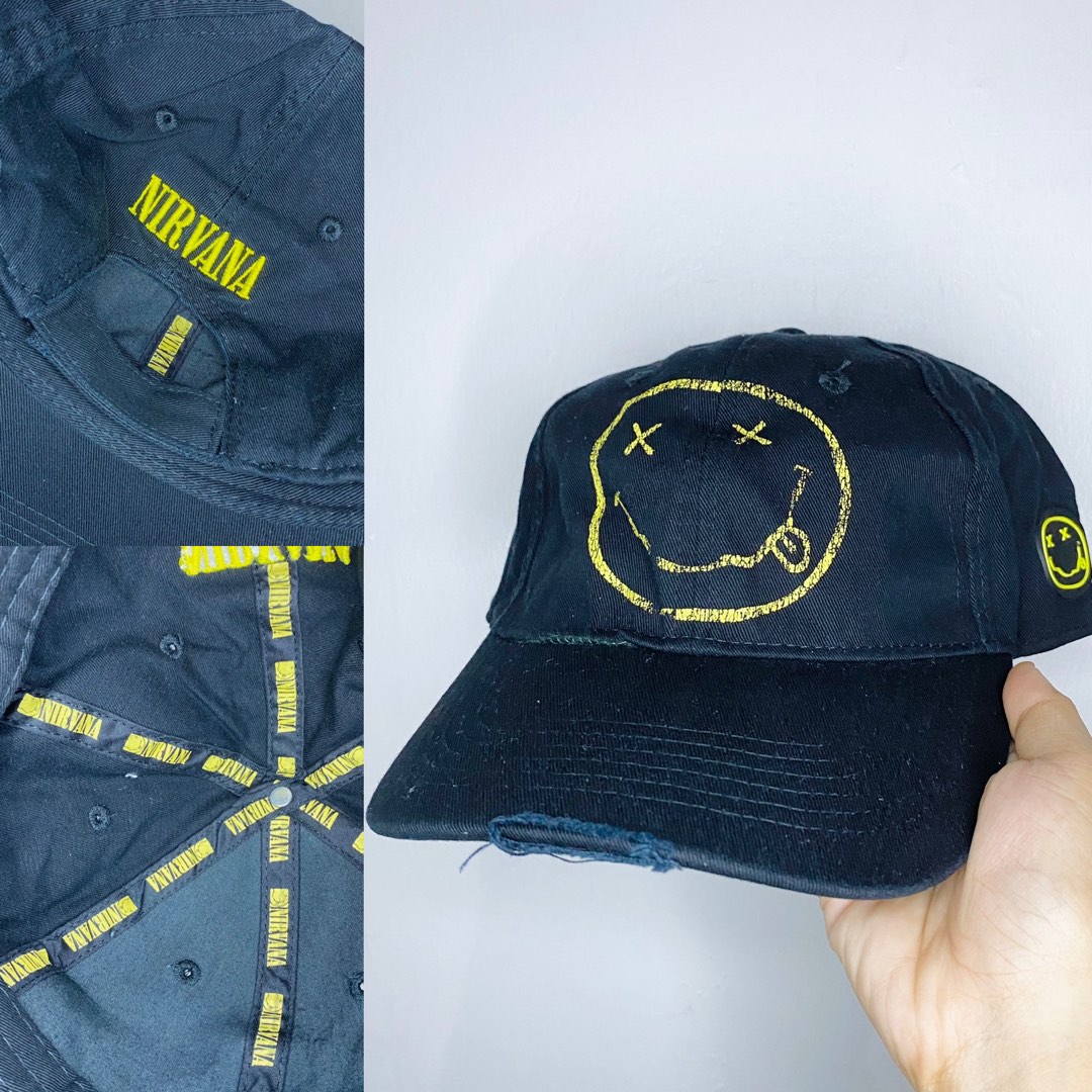 Nirvana cap, Men's Fashion, Watches & Accessories, Caps & Hats on Carousell
