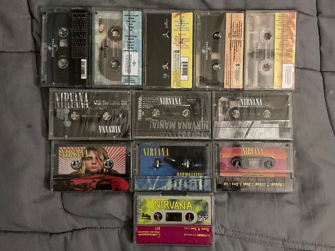 Nirvana cassette combo, Hobbies & Toys, Music & Media, CDs & DVDs on ...