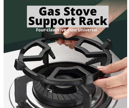 Wok Pan Stand Supports Rack Cast Iron Burners Stove Cookware Ring Gas Ranges Wok Support Rack For Kitchen Cooking Gas Stove I420542027