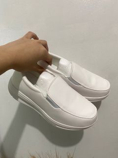 Nursing White Shoes Leather