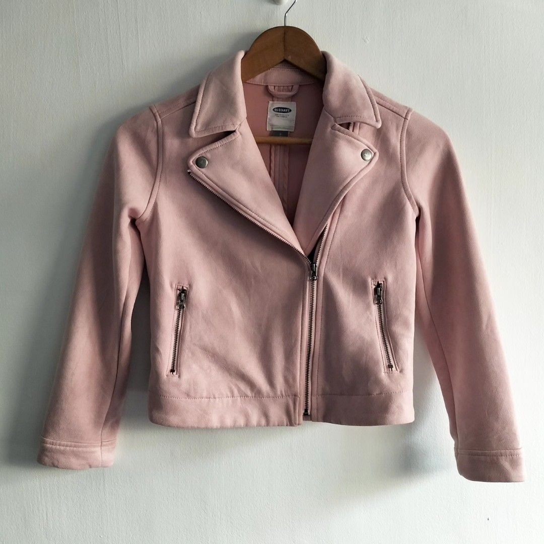 Old Navy Kids Pink Biker Jacket Babies Kids Babies Kids