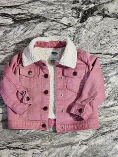 Old Navy Pink Jean Jacket, Size 2T/2A