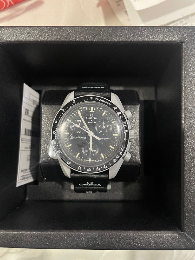 Omega Swatch Moonswatch (Category: Luxury Watches) located in Las Pinas. Submitted by silvader (Listing ID 1252495968, Image 1). Description: Brand new Mission to the Moon Hard to find Bought from Lugano, Switzerland.