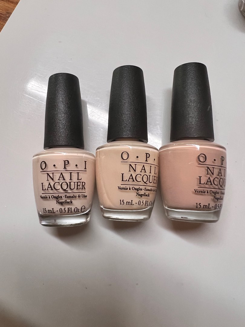 OPI Nail Polish - Nude Shades, Beauty & Personal Care, Hands & Nails on Carousell
