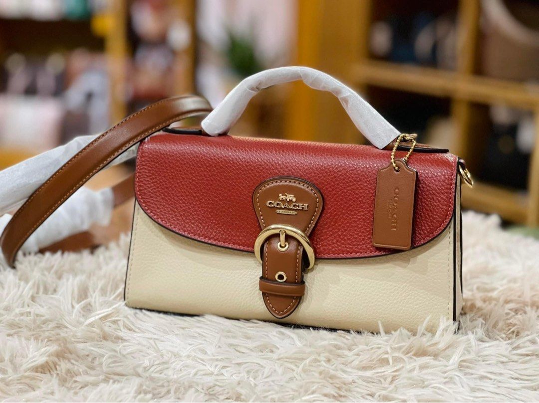 💯ORIGINAL COACH KLEO TOP HANDLE RED SAND MULTI (Category: Luxury Bags & Wallets) located in Quezon City. Submitted by ashongsstore (Listing ID 1197520722, Image 1). Description: 🐎C0ACH COLLECTION 🐎 🇵🇭ONHAND🇵🇭KLEO TOP HANDLE SATCHEL IN RED SAND MULTI 9800.00 ‼️Please look at our pictures as that is exactly what you are purchasing‼️ 💯GUARANTEED ORIGINAL AND AUTHENTIC or TRIPLE YOUR MONEY BACK! Not REPLICA, OEM, TOP GRADE QUALITY, AUTHENTIC 