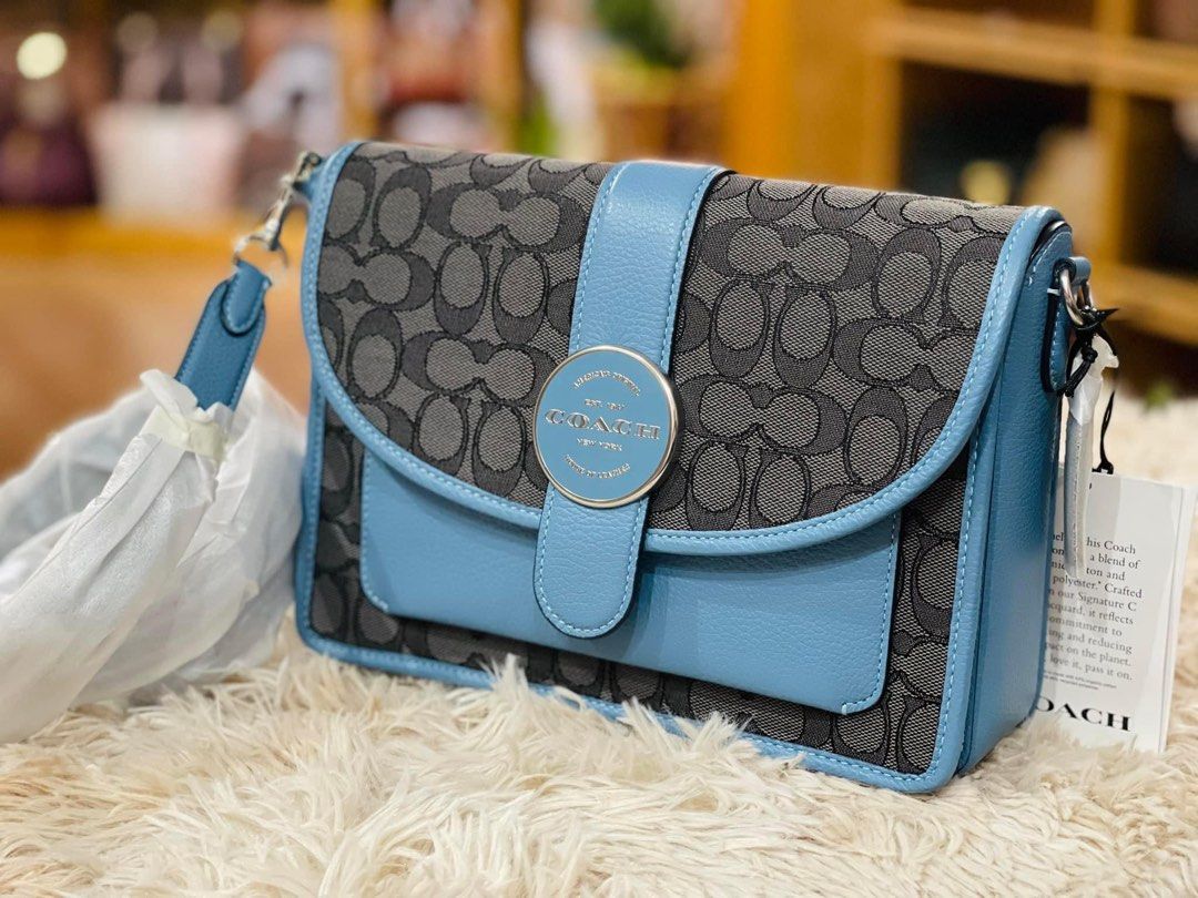 💯ORIGINAL COACH LONNIE CROSSBODY BLUE (Category: Luxury Bags & Wallets) located in Quezon City. Submitted by ashongsstore (Listing ID 1242723007, Image 1). Description: Sale 🐎C0AÇH COLLECTION 🐎 🇵🇭ONHAND🇵🇭 ‼️Please look at our pictures as that is exactly what you are purchasing‼️ 💯GUARANTEED ORIGINAL AND AUTHENTIC or TRIPLE YOUR MONEY BACK! Not REPLICA, OEM, TOP GRADE QUALITY, AUTHENTIC QUALITY or Any other Terms to DENOTE FAKE! 😎 . . . D