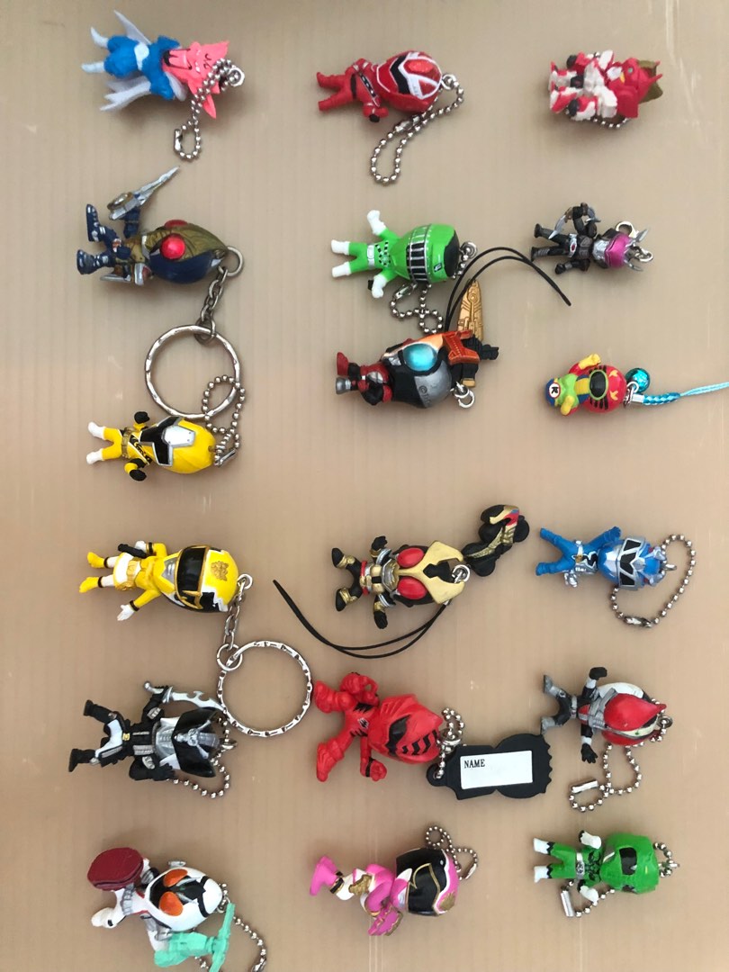 Original Kamen Rider & Power Ranger hard toy keychain, Hobbies & Toys ...