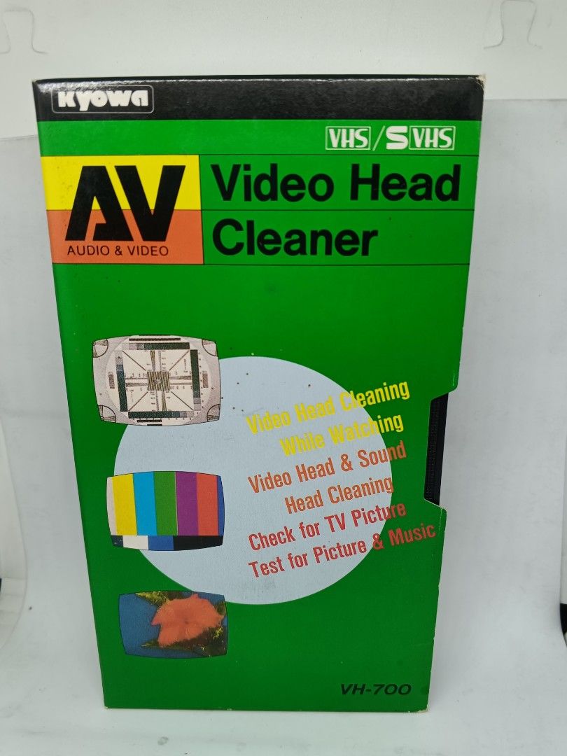 Original KYOWA AV Audio & Video Head Cleaner VHS (video head cleaning