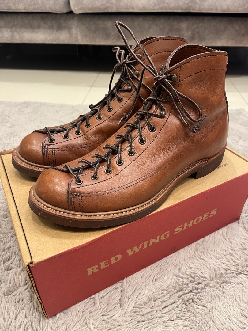 Original Red Wing 2996 Lineman Men s Fashion Footwear Boots on