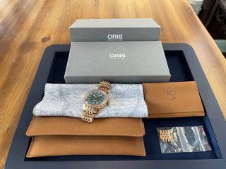 ORIS Big Crown 指針式日期青銅綠色錶盤
