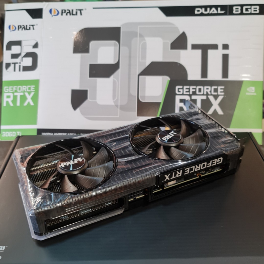 PALIT GEFORCE RTX 3060 TI DUAL 8GB, Computers & Tech, Parts