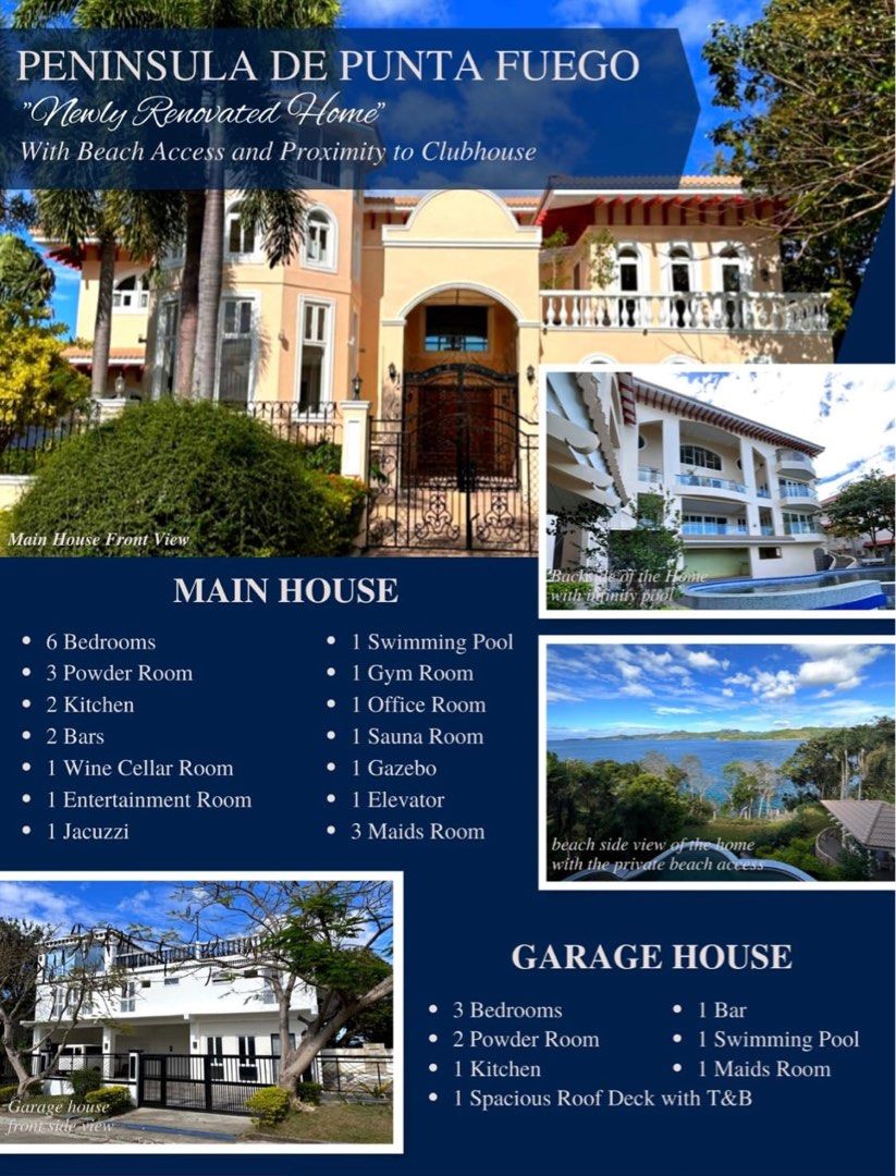 Peninsula de Punta fuego, Property, For Sale, House & Lot on Carousell