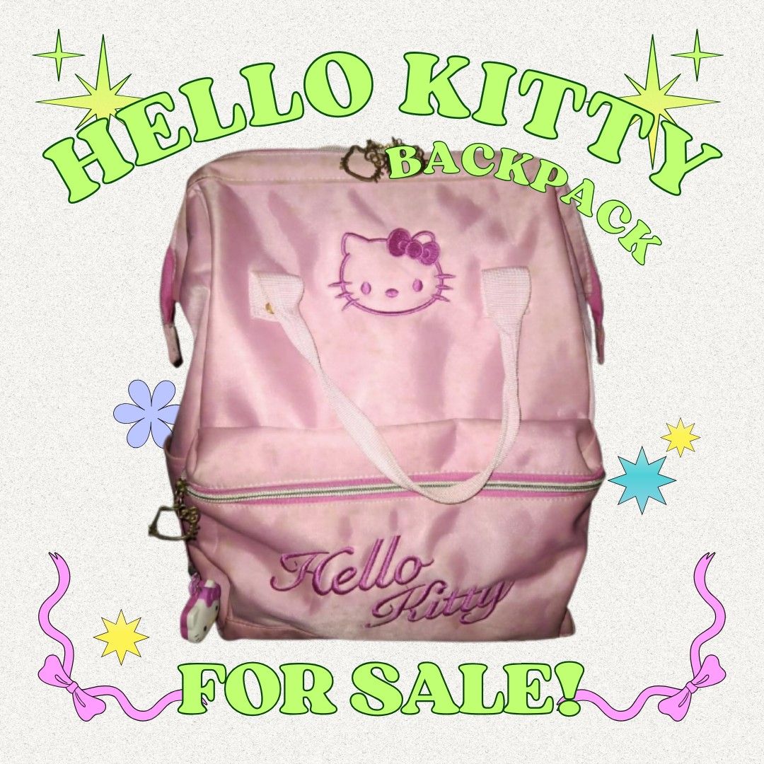 Hello kitty backpack, Women's Fashion, Bags & Wallets, Backpacks on  Carousell