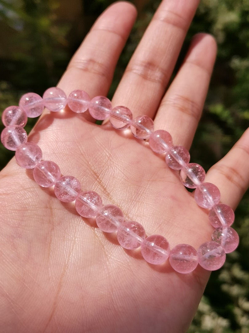 Pink topaz bracelet outlet