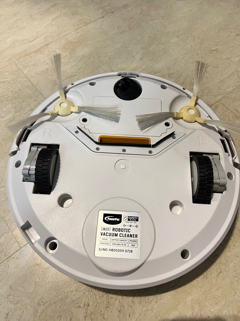 PowerPac PPV3100 Robotic Vacuum Cleaner, TV & Home Appliances, Vacuum