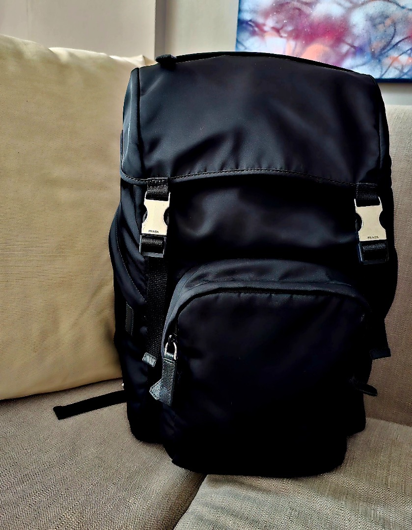 Prada classic backpack deals