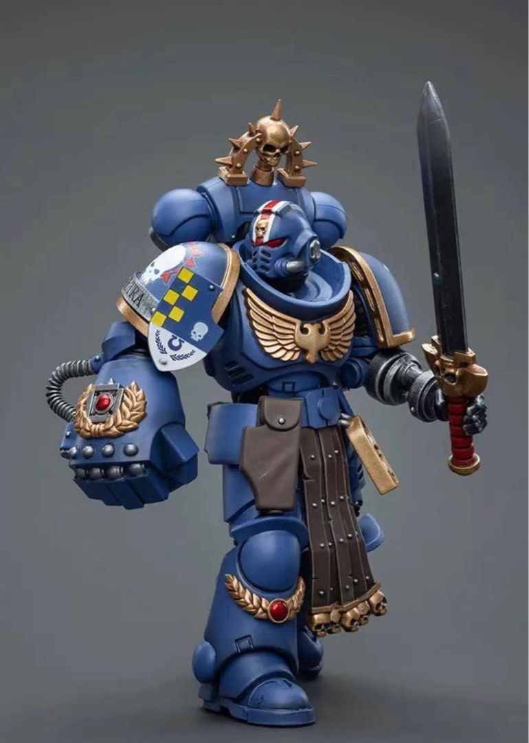 Preorder Joytoy Warhammer 40k Ultramarine Lieutenant W Powerfist Hobbies And Toys Toys 8570