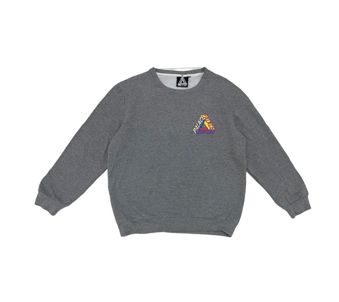 Palace store grey sweatshirt